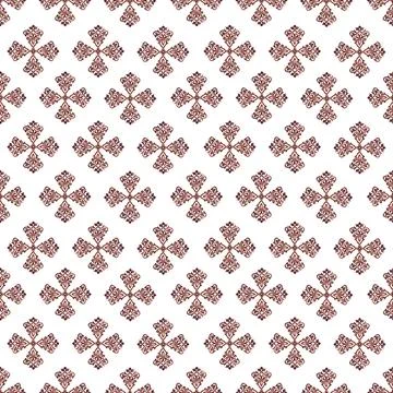 Watercolor seamless pattern with Celtic elements Illustrazione stock