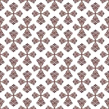 Watercolor seamless pattern with Celtic elements 库存插图