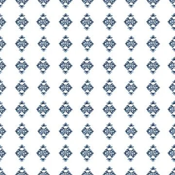 Watercolor seamless pattern with Celtic elements Illustrazione stock