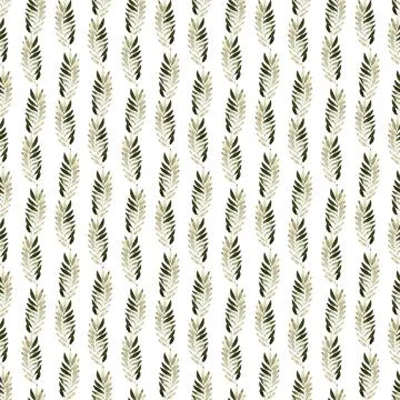 Watercolor seamless pattern drawing with branches and cherry blossoms Illustrazione stock