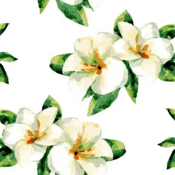 Watercolor seamless pattern Stock Illustration