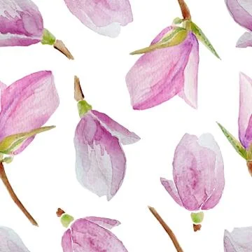 Watercolor seamless pattern Stock Illustration