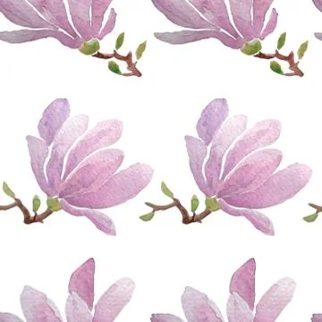 Watercolor seamless pattern Stock Illustration