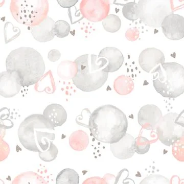 Watercolor seamless pattern Stock Illustration