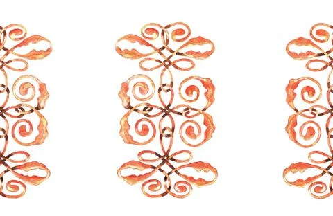 Watercolor seamless pattern Stock Illustration