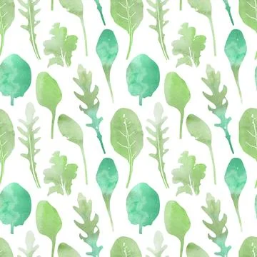 Watercolor seamless pattern Stock Illustration
