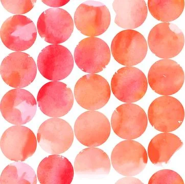 Watercolor seamless pattern. Illustrazione stock