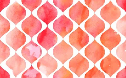 Watercolor seamless pattern. Illustrazione stock