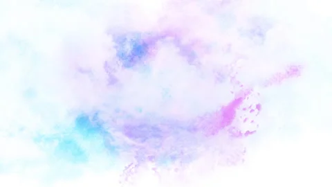 Watercolor sky with cloud. Stock Footage 258553065