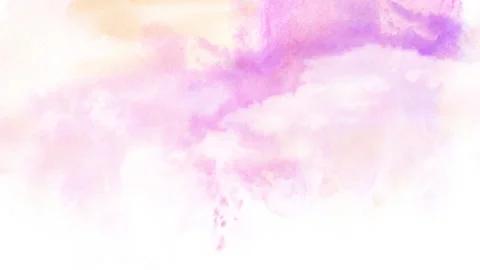 Watercolor sky with cloud. Stock Footage 258556572