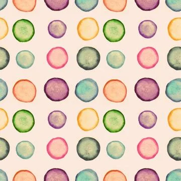 Watercolor soap bubbles seamless pattern. copy that square to the side,you'll 스톡 일러스트