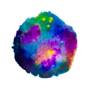 Watercolor space texture . Stock Illustration