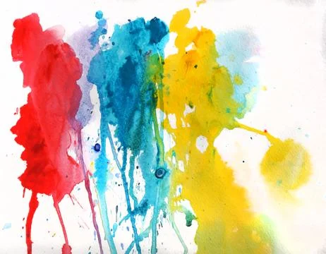 Watercolor splash background Stock Illustration