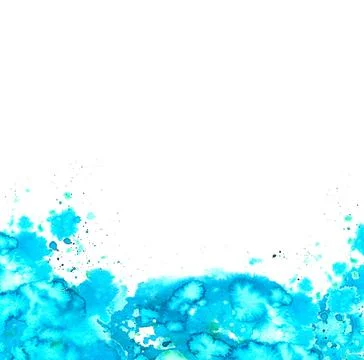 Watercolor splash design Stock Illustration