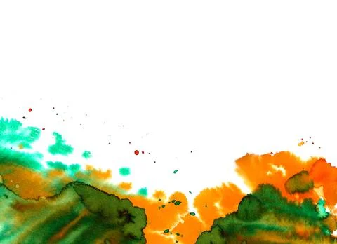 Watercolor splash design Stock Illustration
