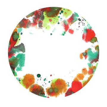 Watercolor splash design Stock Illustration