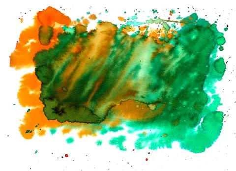 Watercolor splash design Stock Illustration