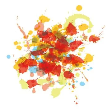 Watercolor splash Stock Illustration