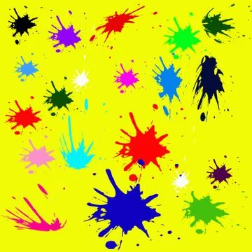 Watercolor splash Stock Illustration