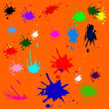 Watercolor splash Stock Illustration