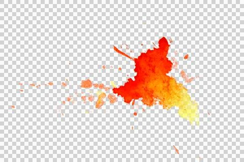 WATERCOLOR SPLASH Stock Illustration