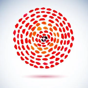 Watercolor splashes seamless pattern Stock Illustration