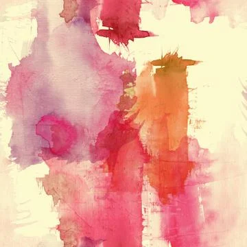 Watercolor spots seamless pattern Stock Illustration