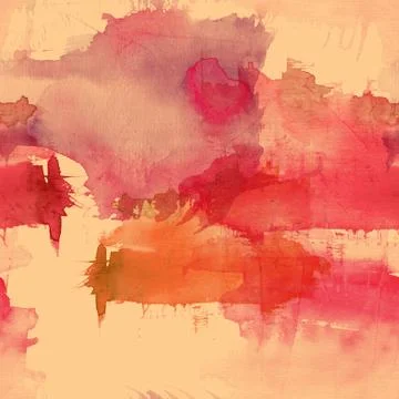 Watercolor spots seamless pattern Stock Illustration