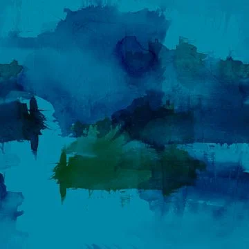 Watercolor spots seamless pattern Stock Illustration