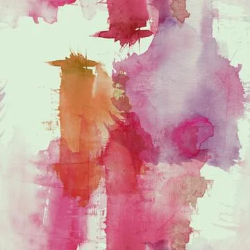 Watercolor spots seamless pattern Stock Illustration