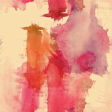 Watercolor spots seamless pattern Stock Illustration