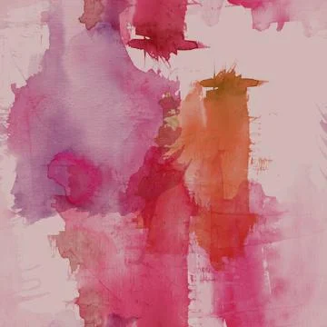 Watercolor spots seamless pattern Stock Illustration