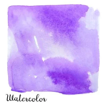 Watercolor square Stock Illustration