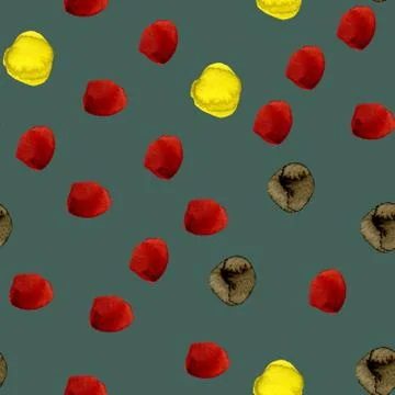 Watercolor stain pattern. Stock Illustration