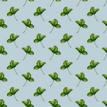 Watercolor strawberry pattern design for textile and wrapping applications Stock Illustration