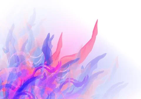Watercolor Strokes Abstract Background  - Vector Illustration Stock Illustration