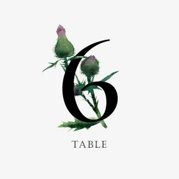 Watercolor template Stock Illustration