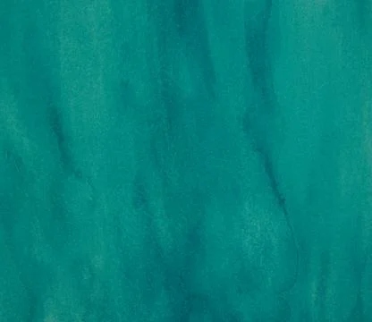 Watercolor texture background. Emerald, turquoise green paintbrush line abs.. Stock Illustration