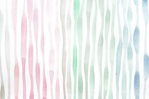 Watercolor texture pattern background. Wave hand drawing art. Vintage backdrop Illustrazione stock