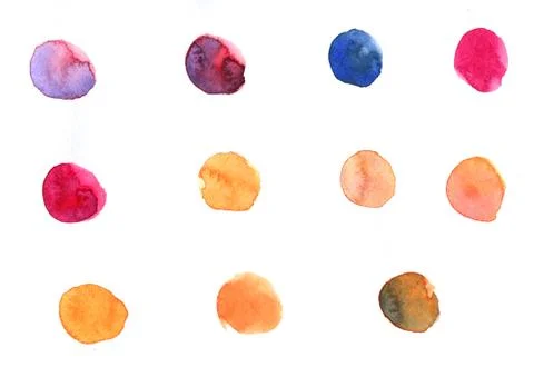 Watercolor texture with splodges Stock Illustration