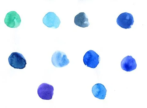 Watercolor texture with splodges Stock Illustration