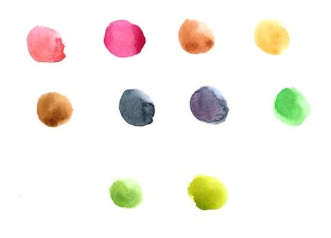 Watercolor texture with splodges Stock Illustration