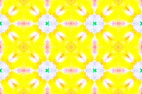 Watercolor Tile Seamless Pattern. Stock Illustration