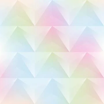 Watercolor triangle seamless pattern Stock Illustration