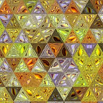 Watercolor triangles  pattern. Modern hipster background Stock Illustration