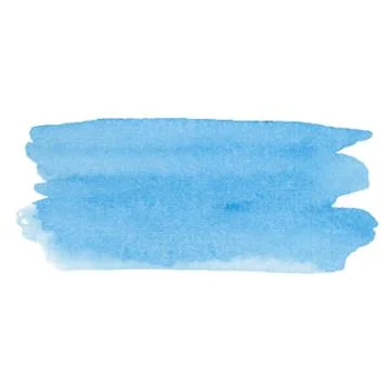 Watercolor vector hand paint texture, abstract isolated on white background Stock Illustration
