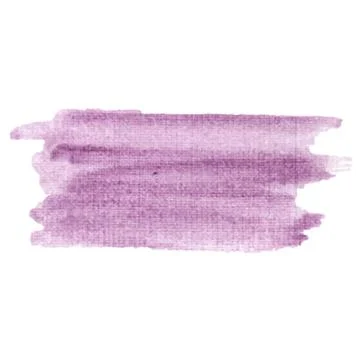 Watercolor vector hand paint texture, abstract isolated on white background Stock Illustration