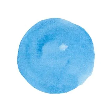 Watercolor vector hand paint texture, abstract isolated on white background Stock Illustration