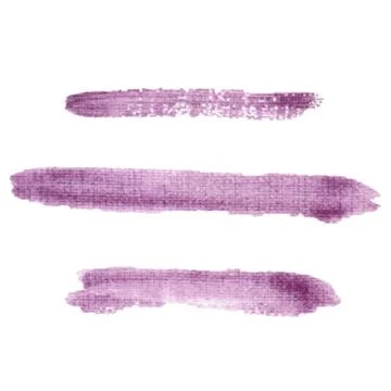 Watercolor vector hand paint texture, abstract isolated on white background Stock Illustration