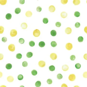 Watercolor vector seamless pattern. Seamless pattern can be used for wallpaper Stock Illustration